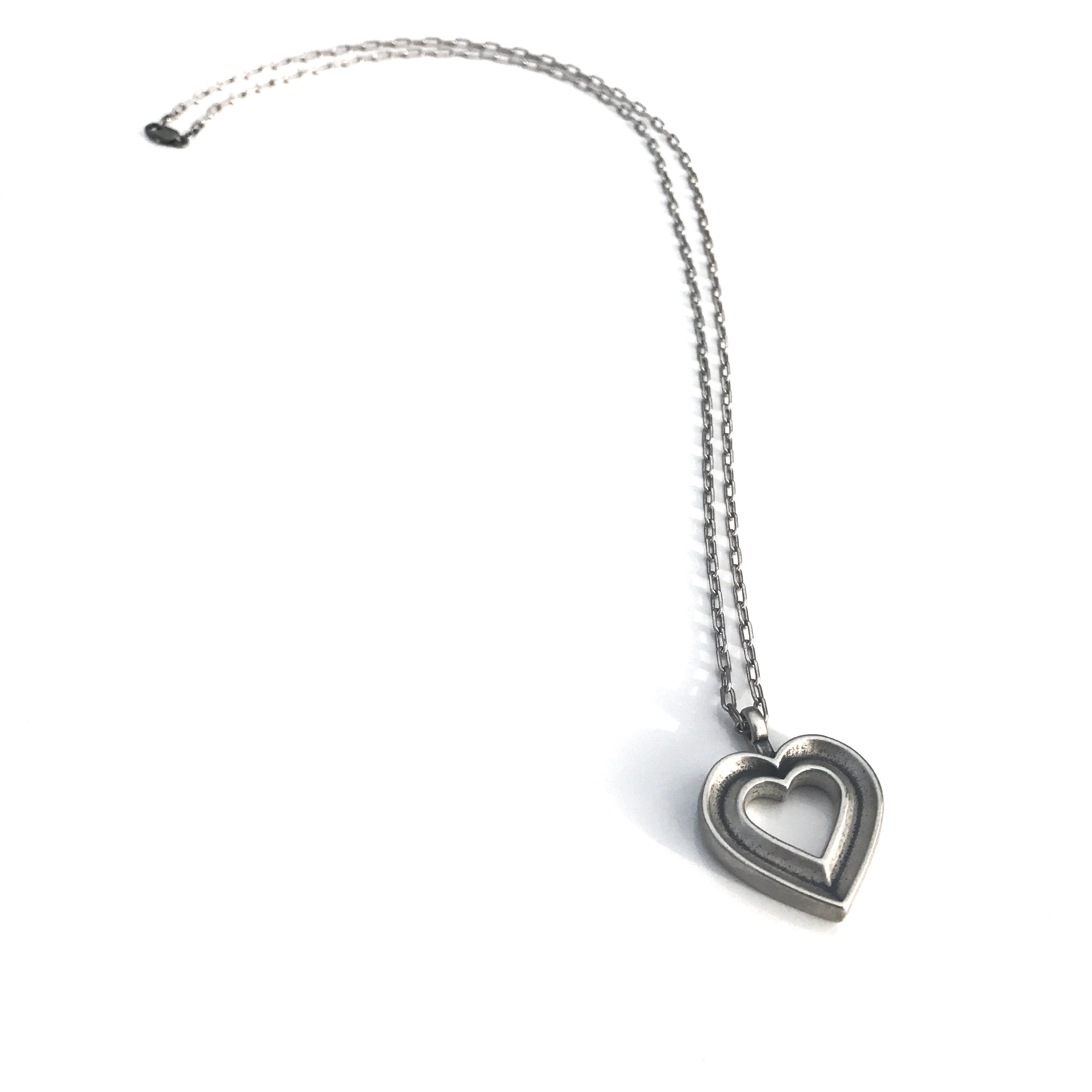 Sterling Silver Heartbeat Necklace With 18 Inch Chain – Heart Health Love Pendant, 925 Sterling Silver