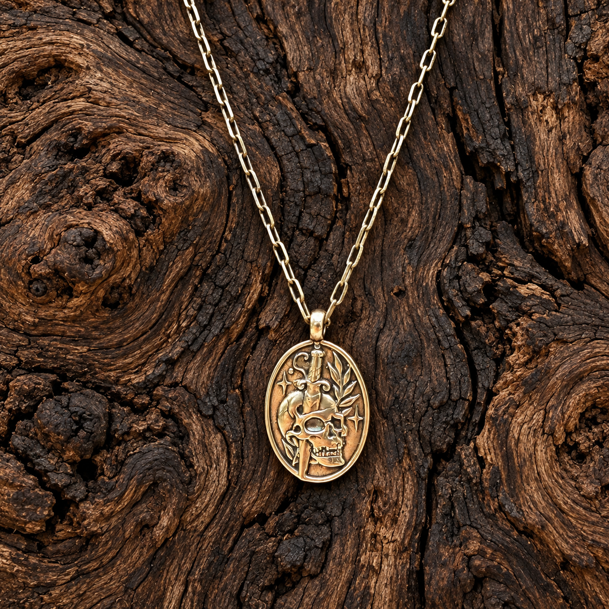 *NEW RELEASE - Death to Self Skull & Dagger - Bronze