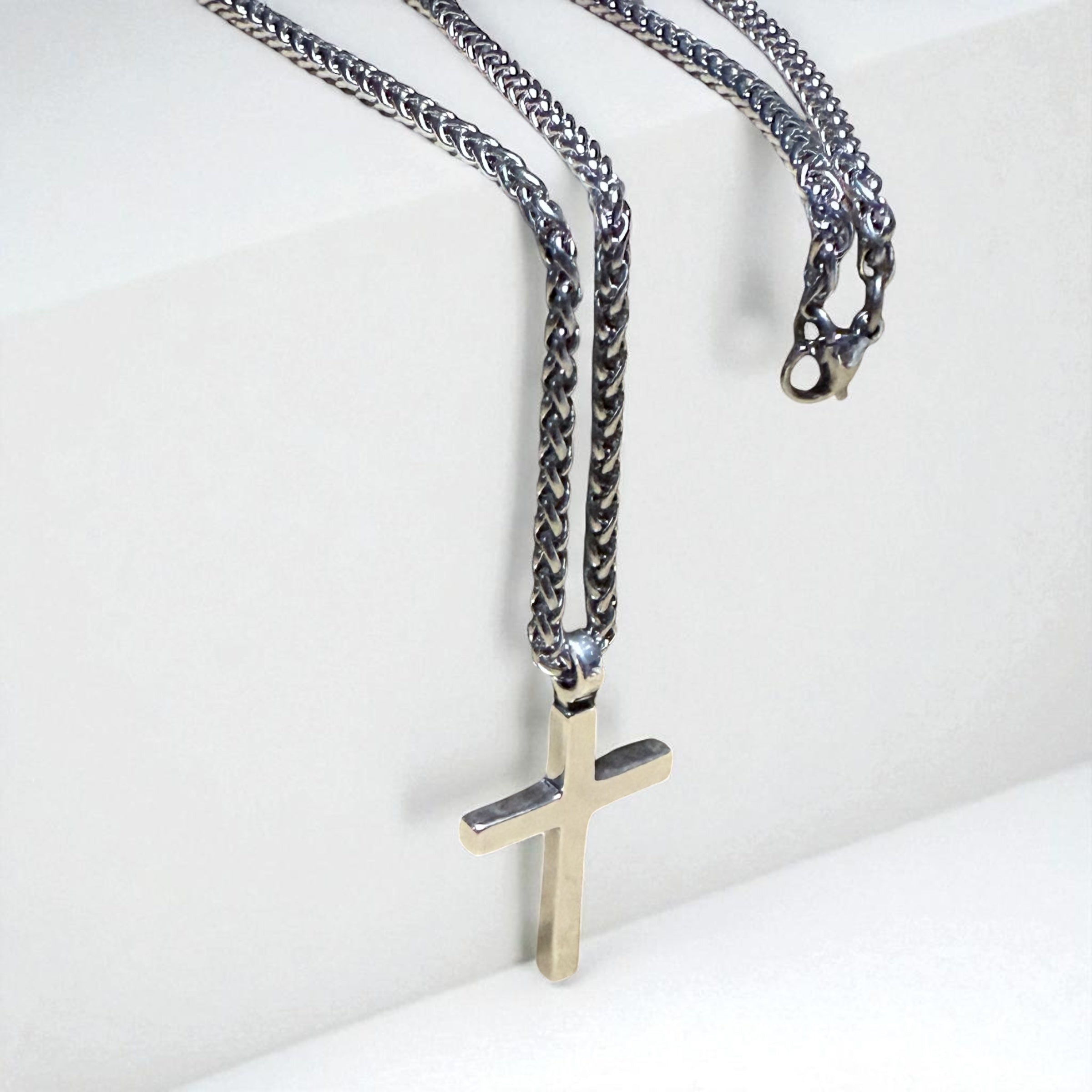 FAITH Classic Cross Necklace - Sterling Silver