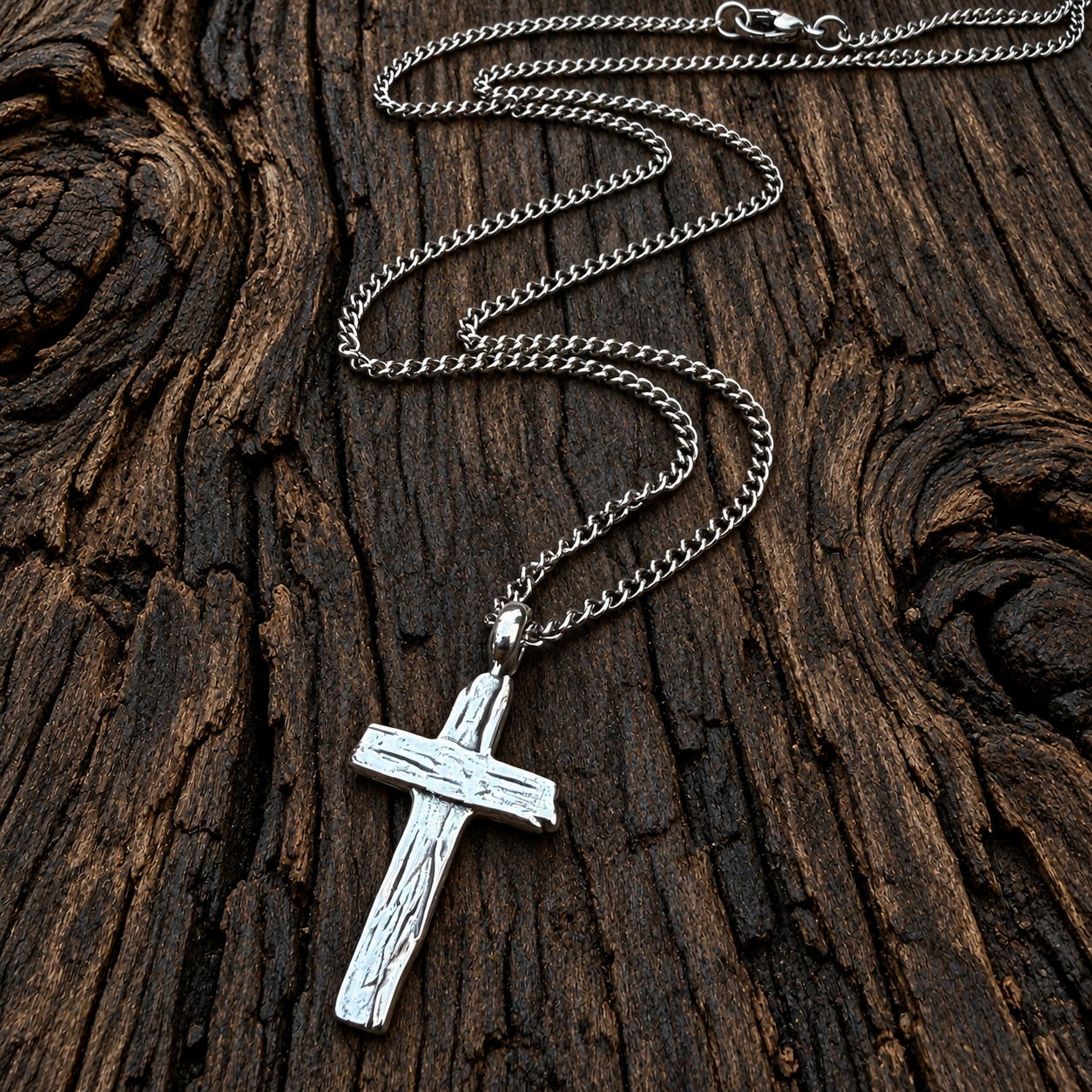 *NEW RELEASE - The Weathered Cross - Sterling Silver