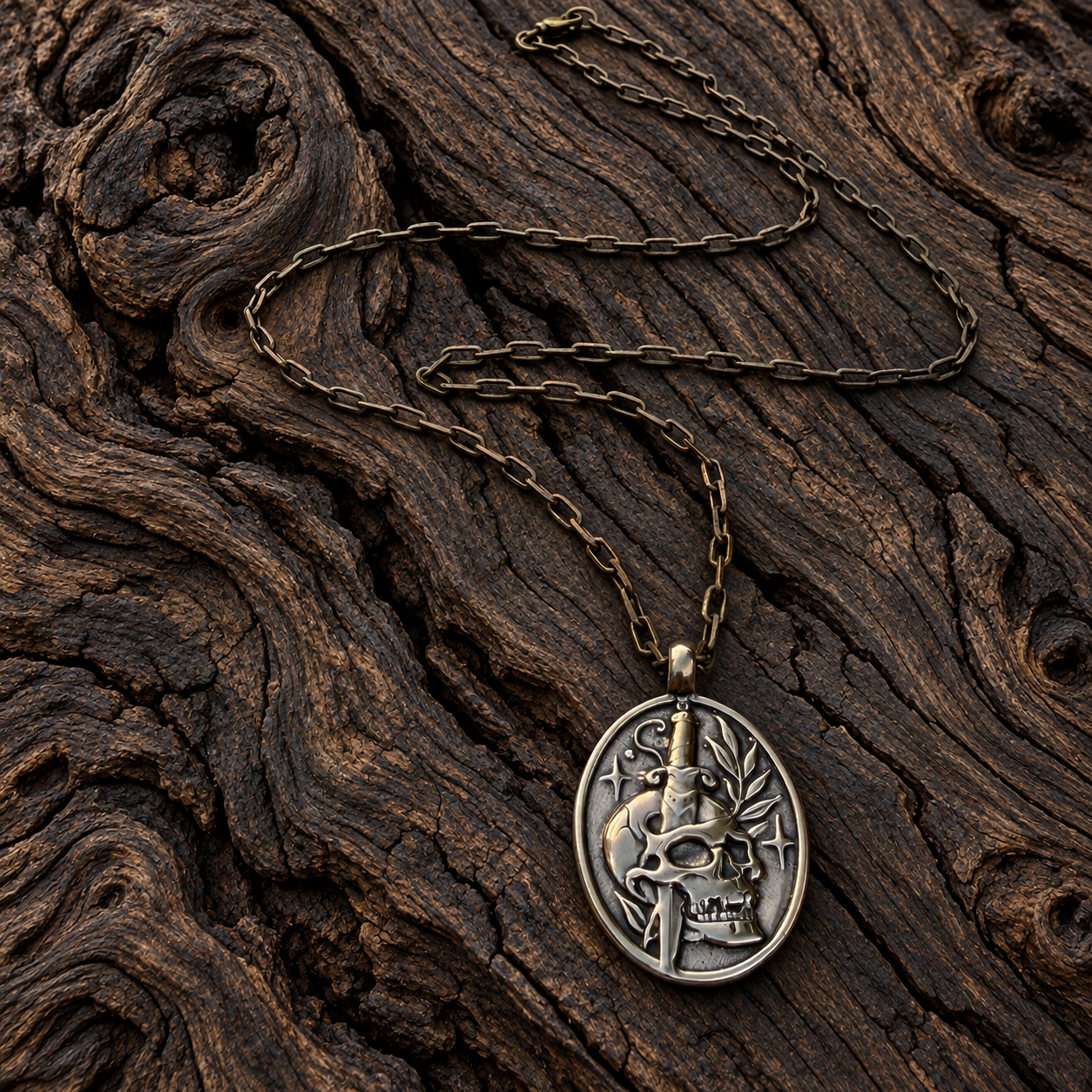 *NEW RELEASE - Death to Self Skull & Dagger - Bronze