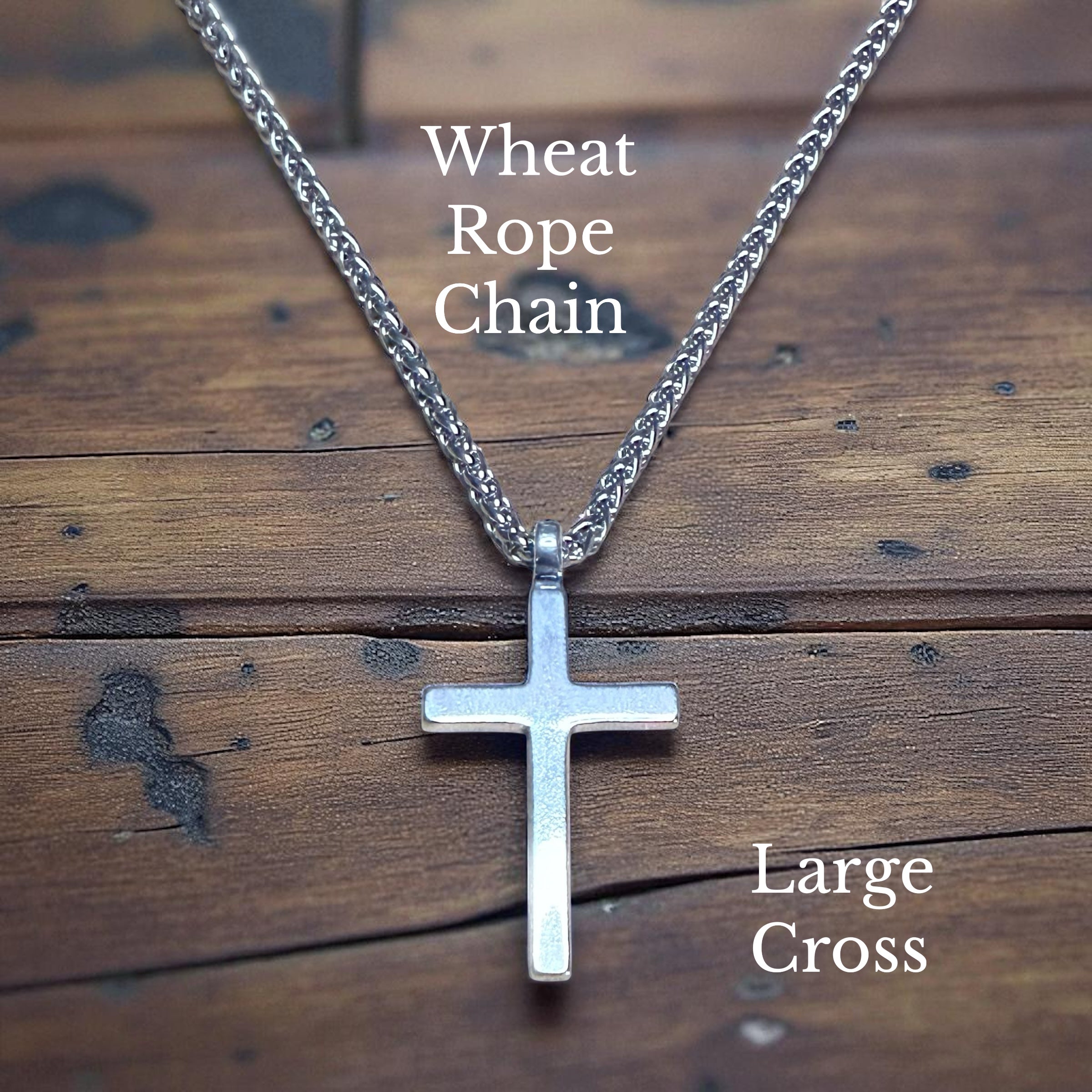 FAITH Classic Cross Necklace - Sterling Silver