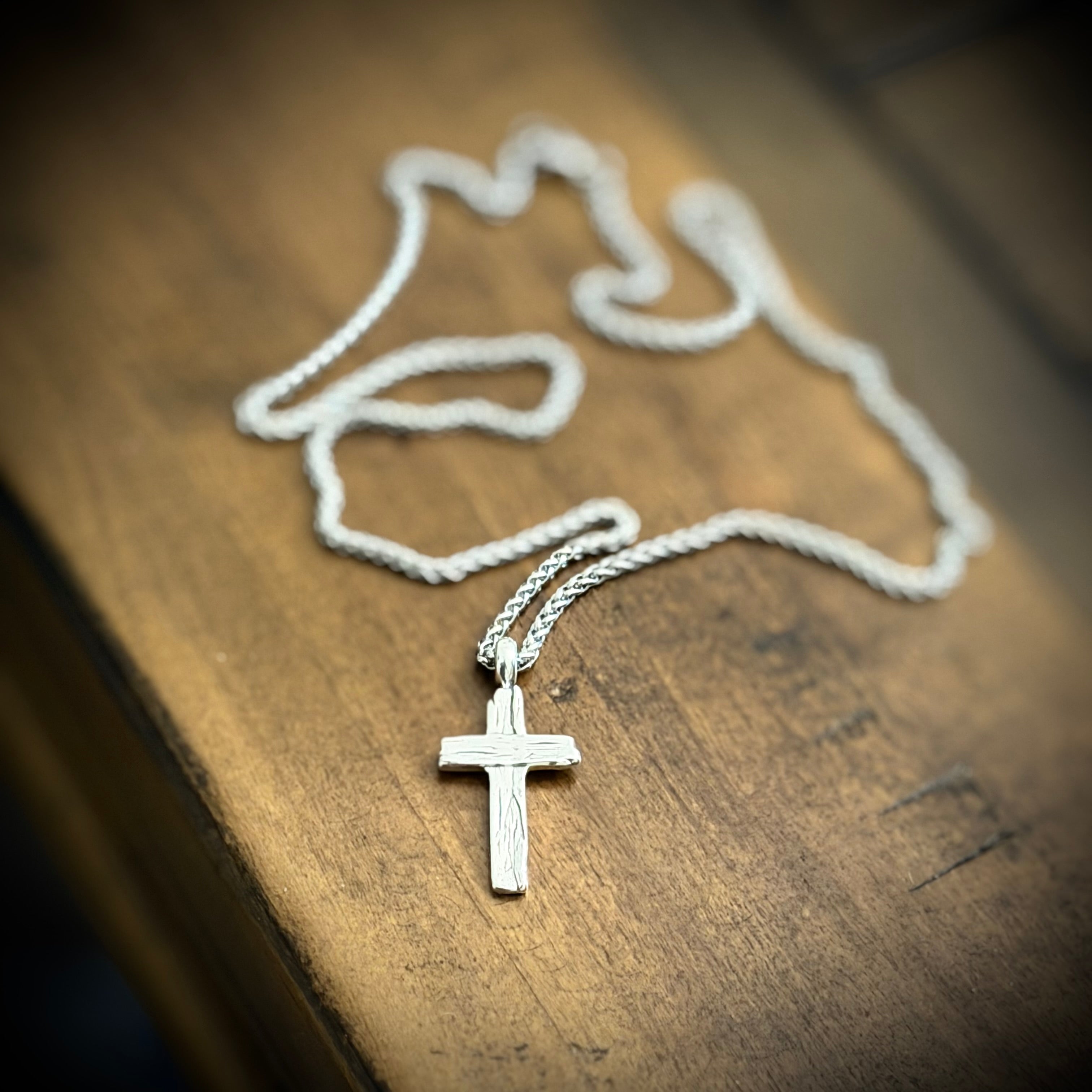 *NEW RELEASE - The Weathered Cross - Sterling Silver