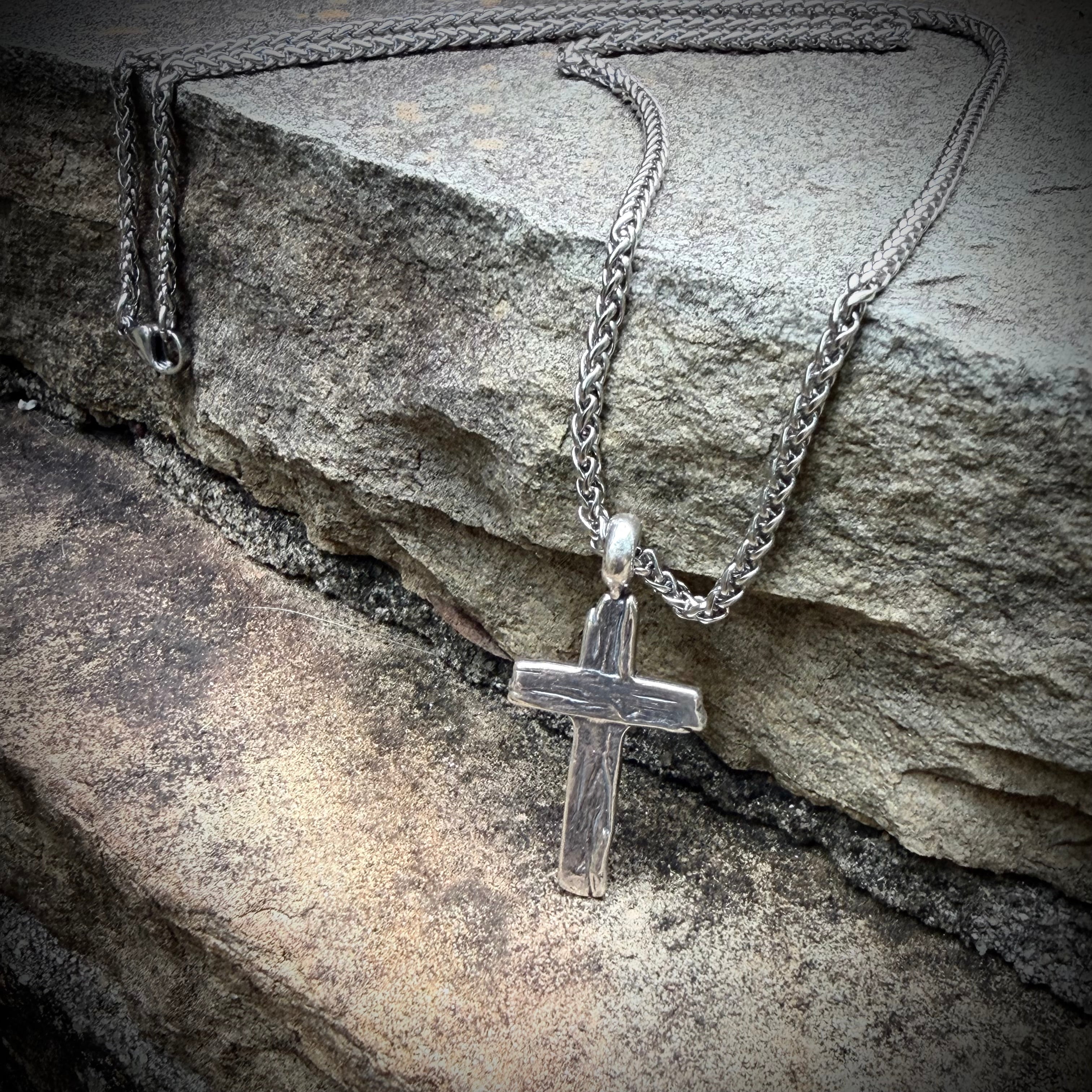 *NEW RELEASE - The Weathered Cross - Sterling Silver