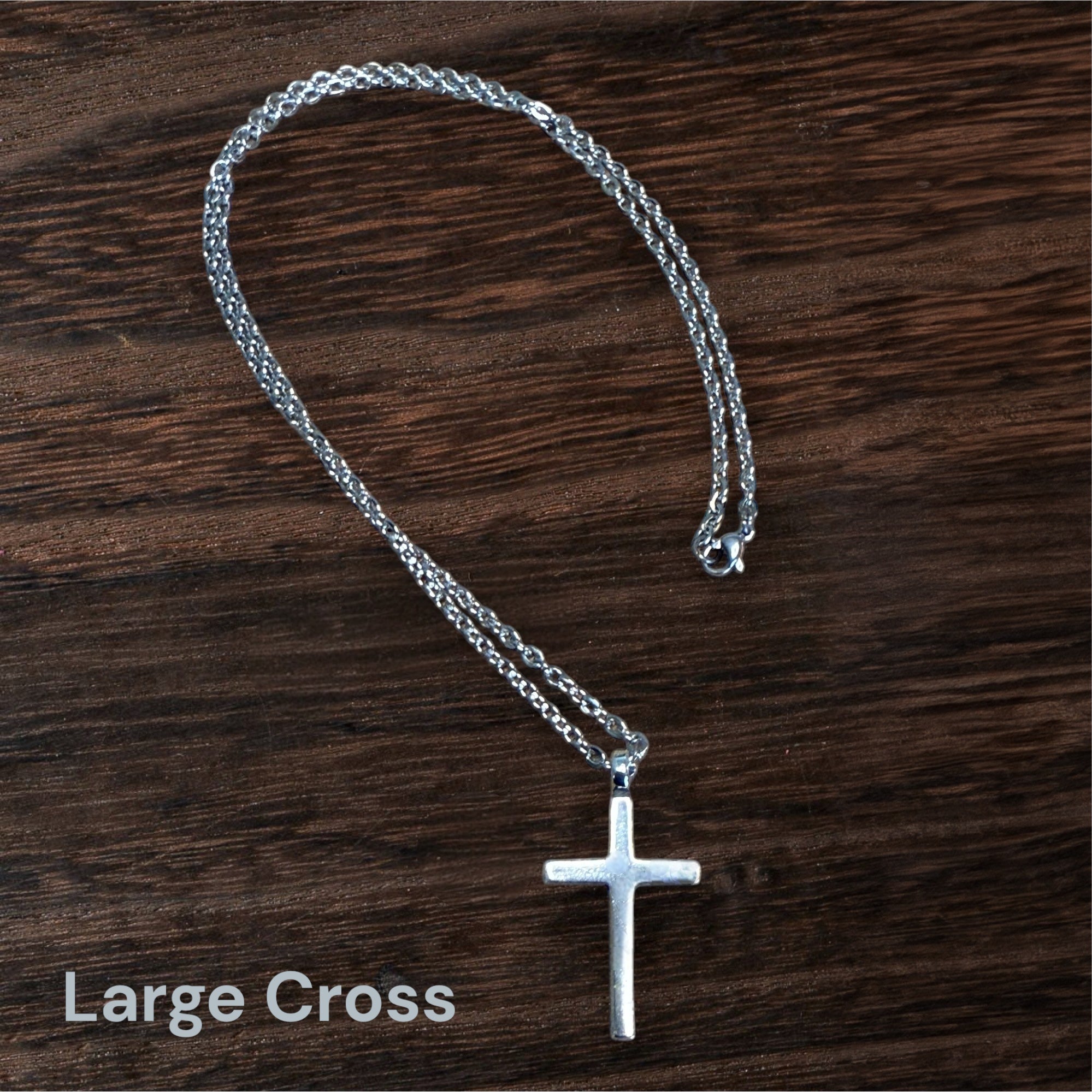 FAITH Classic Cross Necklace - Sterling Silver