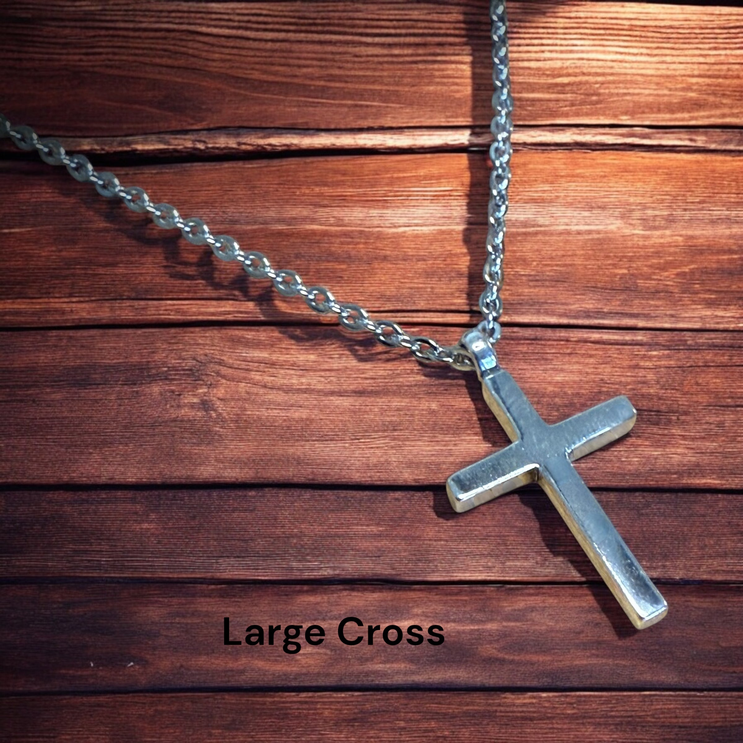 FAITH Classic Cross Necklace - Sterling Silver
