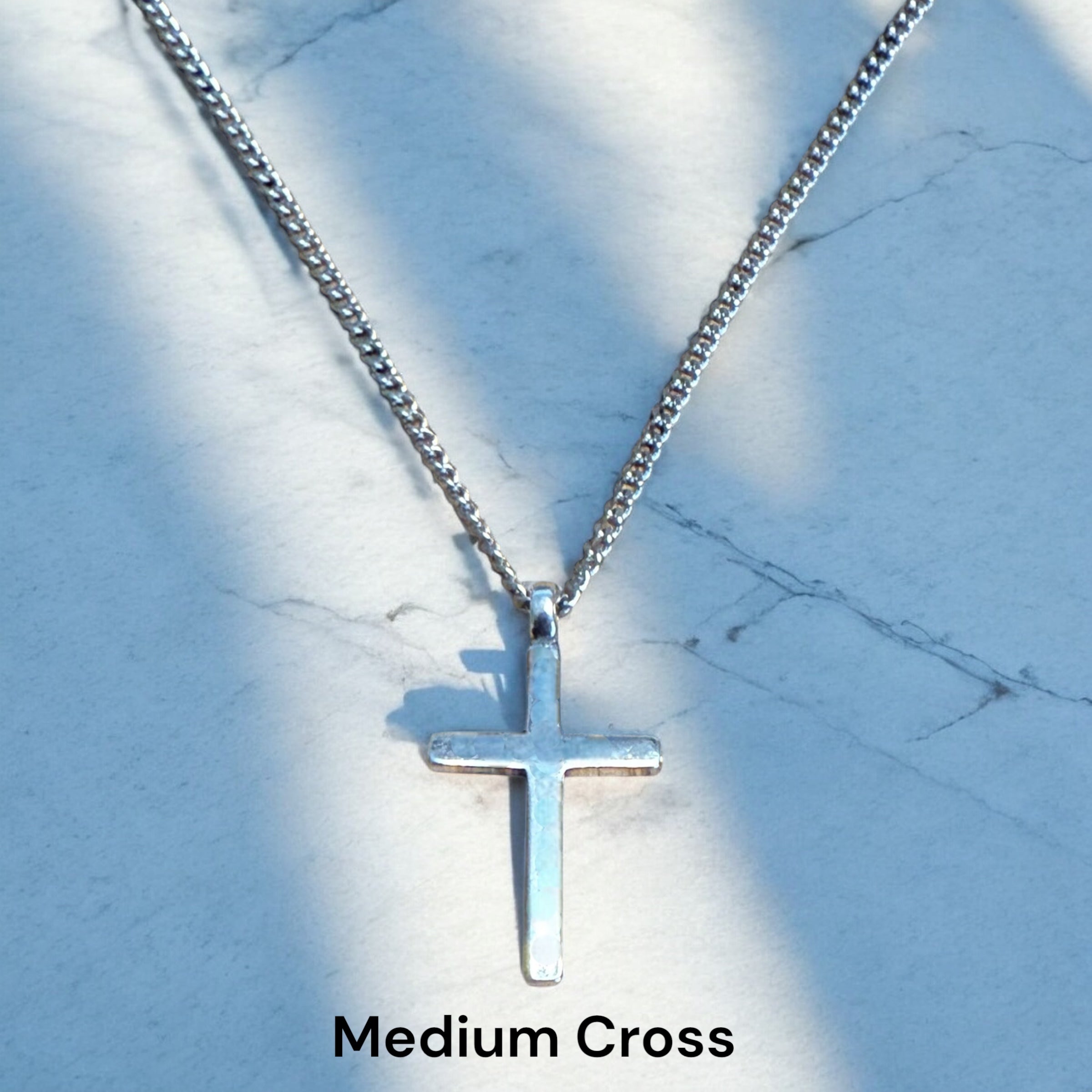 FAITH Classic Cross Necklace - Sterling Silver