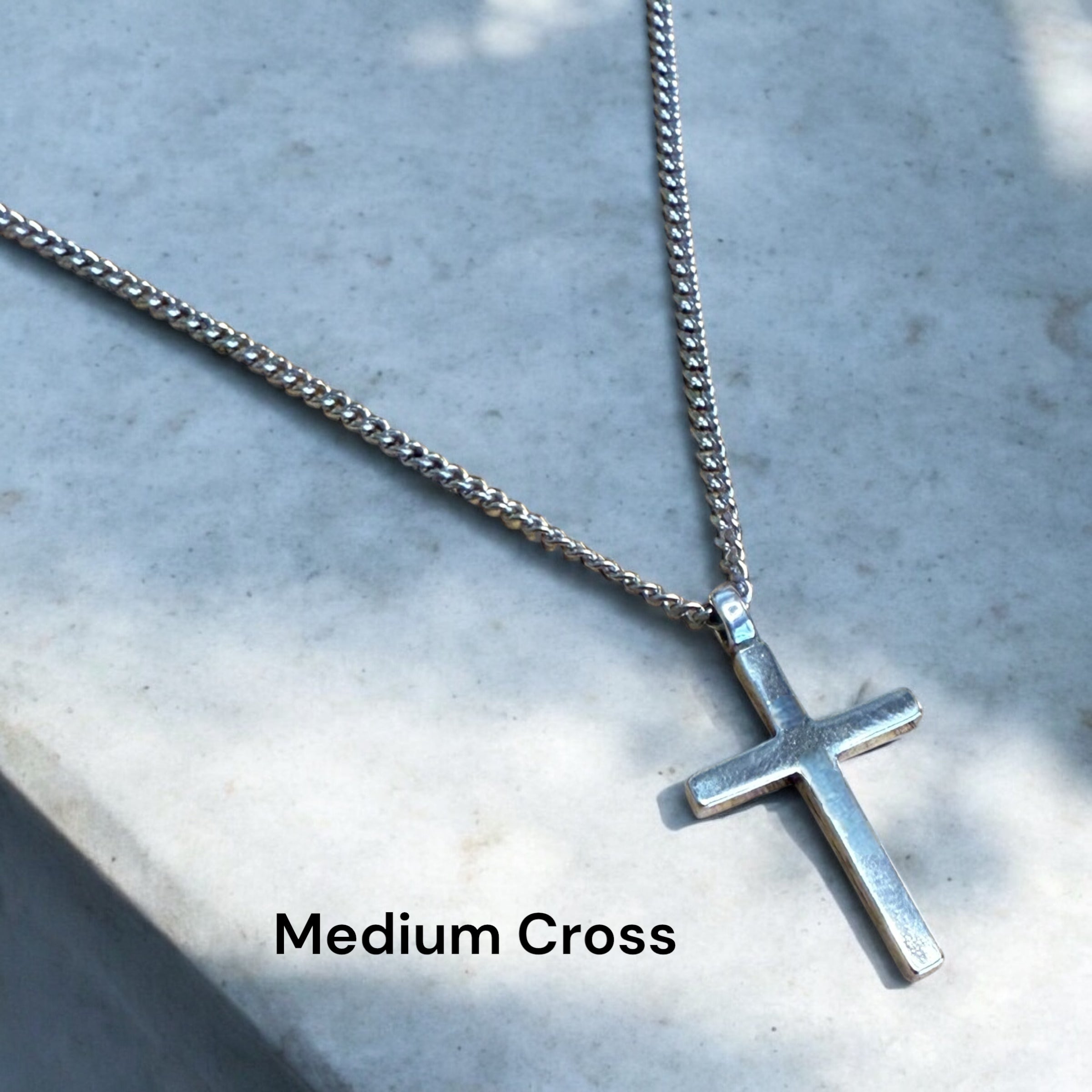FAITH Classic Cross Necklace - Sterling Silver