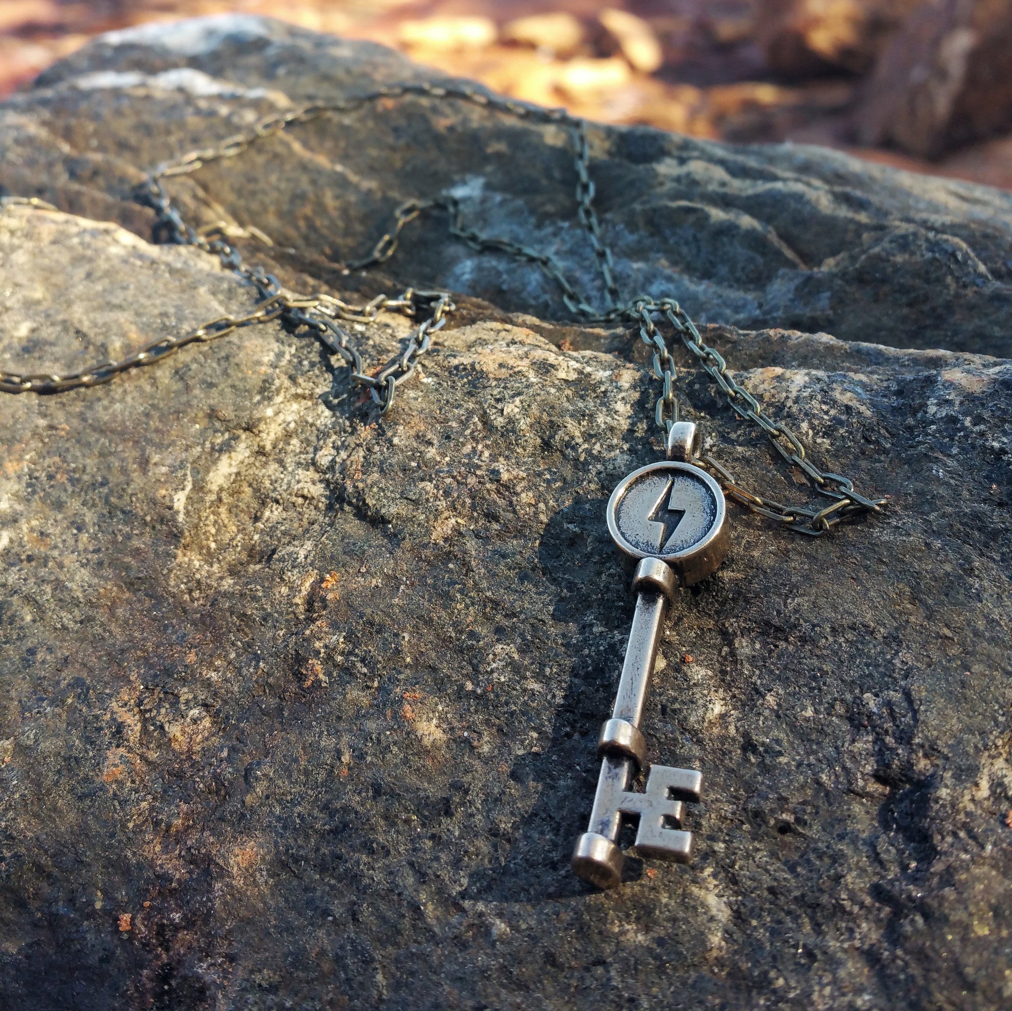 FREEDOM Deliverance Skeleton Key - Red Bronze HONOR EMBLEM Jewelry