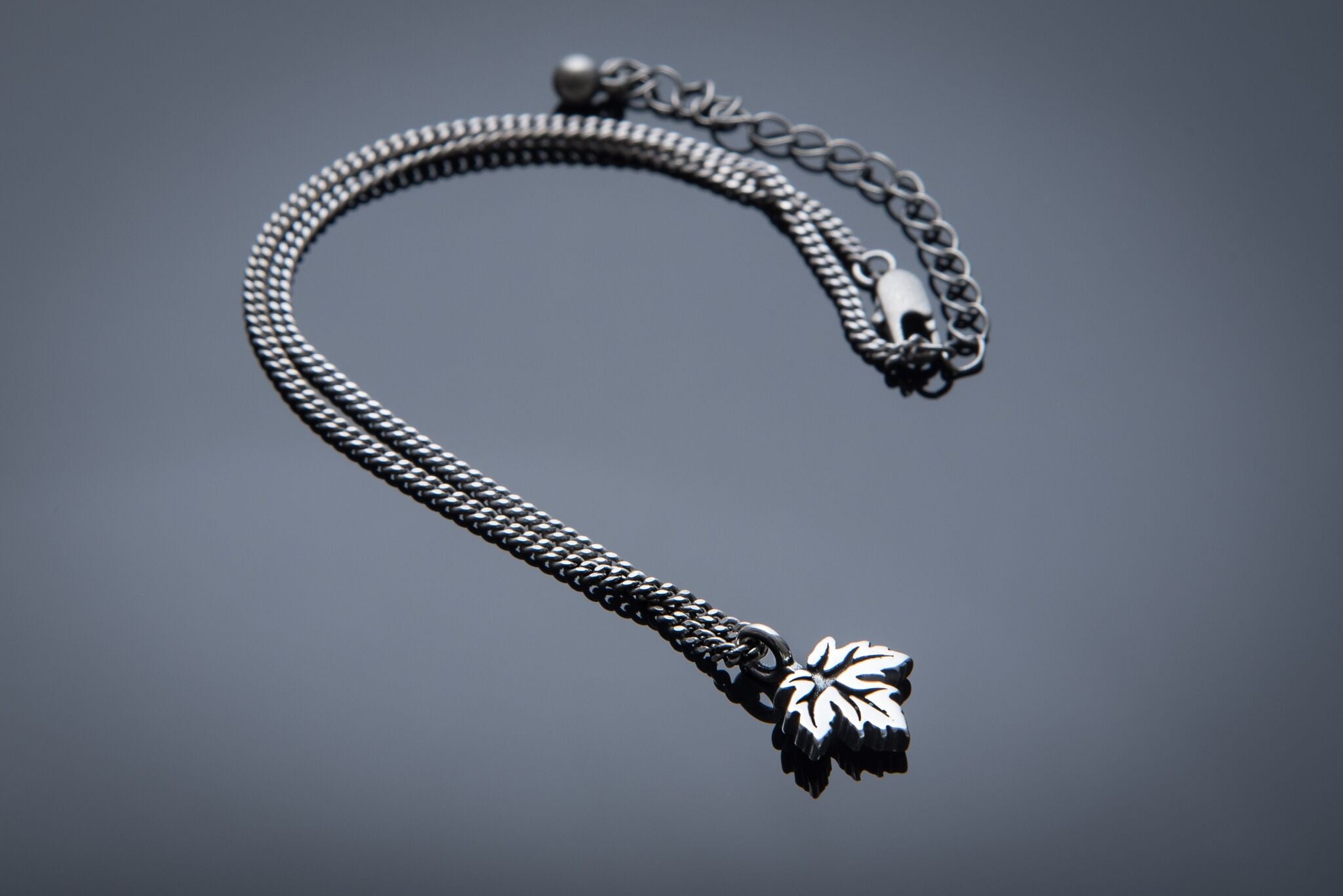 Leaf of Life Necklace - Sterling Silver HONOR EMBLEM Jewelry Choker